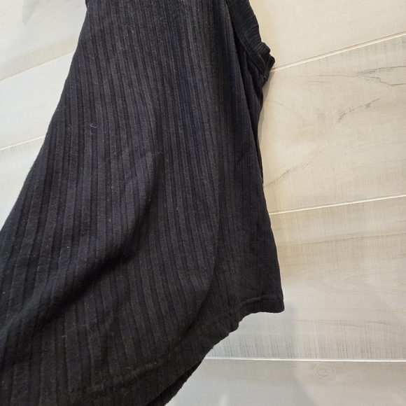 {XS} Free People Movement "Blissed Out" Ribbed Racerback Tank Top Black - Picture 3 of 8